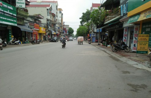 Bán đất KINH DOANH mặt phố Vân Trì QL 23 Đông Anh Hà Nội DT120m2 MT4m giá 7 tỷ